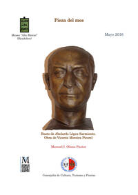 Mayo – Busto de Abelardo López Sarmiento – Obra de Vicente Moreira Picorel. 