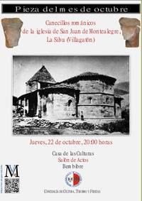 Octubre – «Canecillos románicos de la iglesia de San Juan de Montealegre, La Silva (Villagatón)»